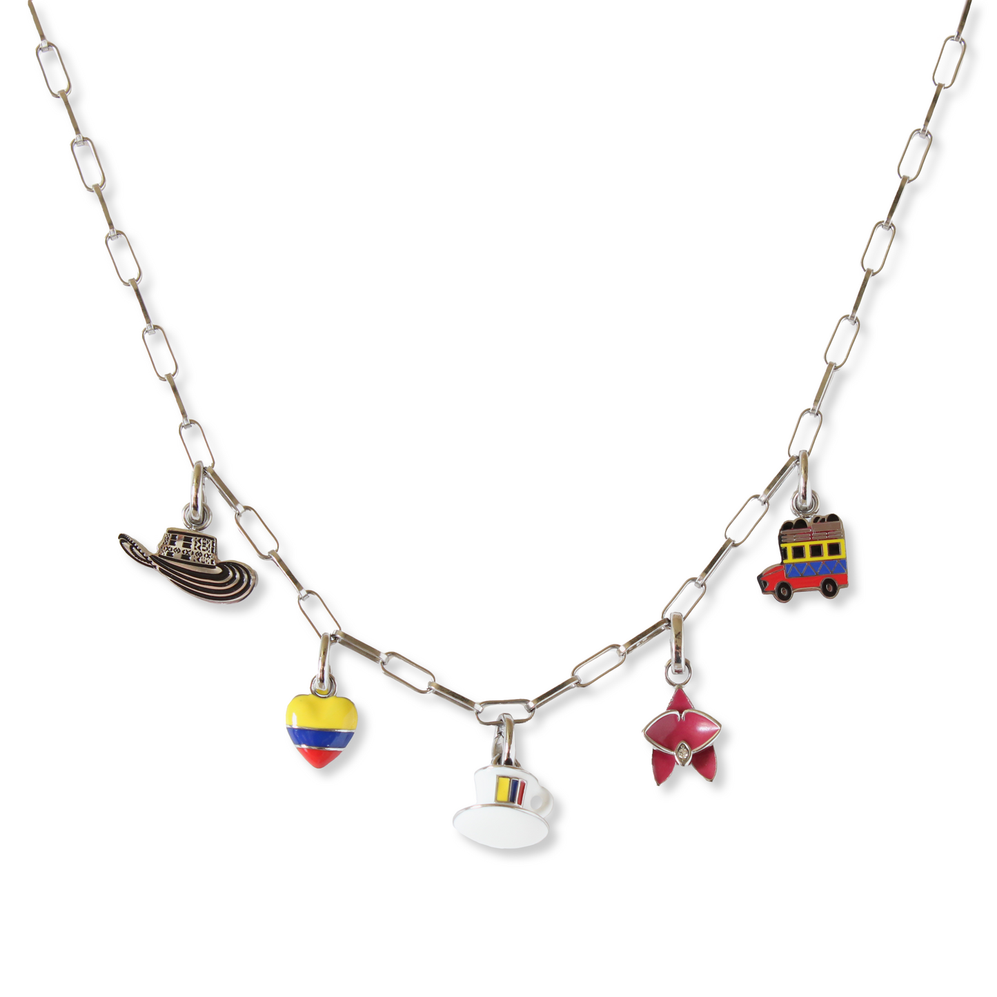 Collar de dijes Colombianos