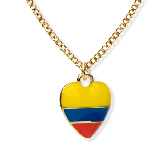Colombia Flag Necklace