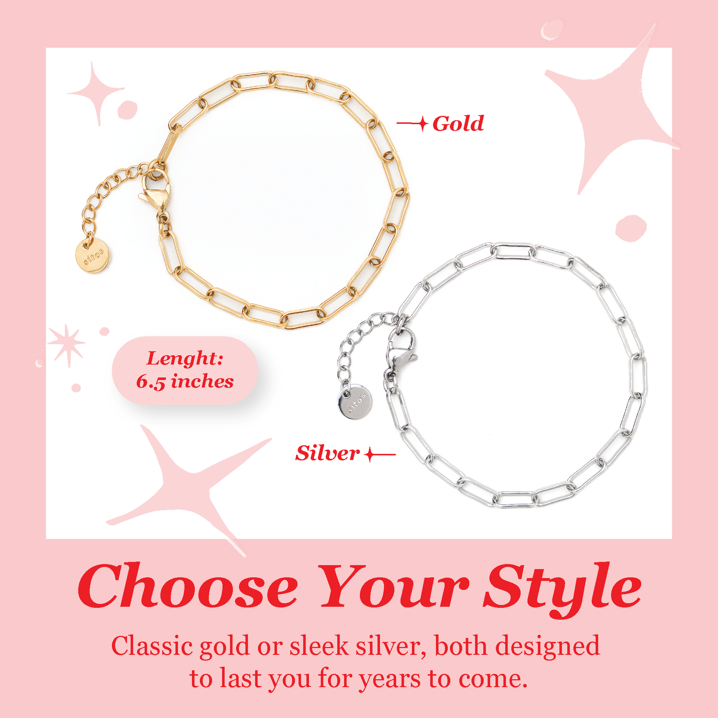 Pulsera Paperclip