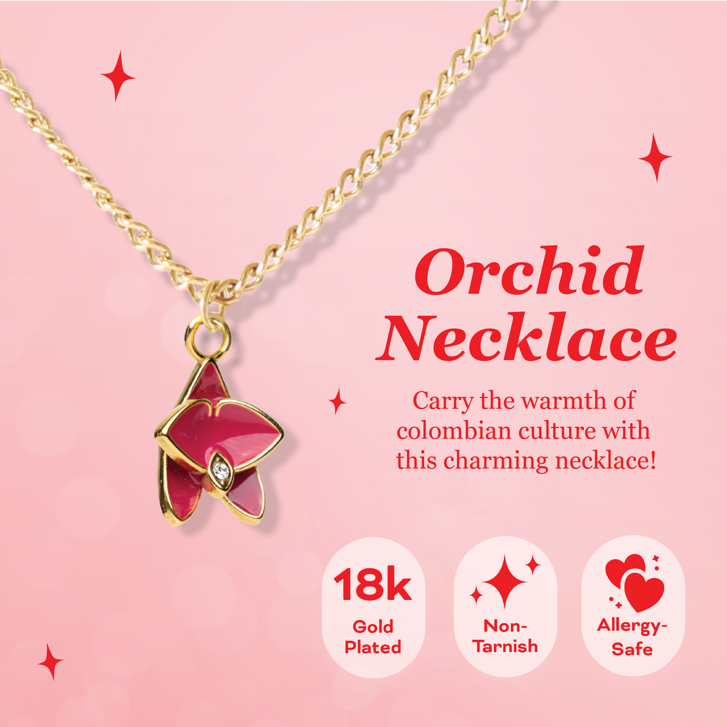 Orchid Necklace