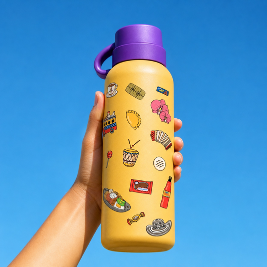 Colombian Cositas Cup Wrap Stickers