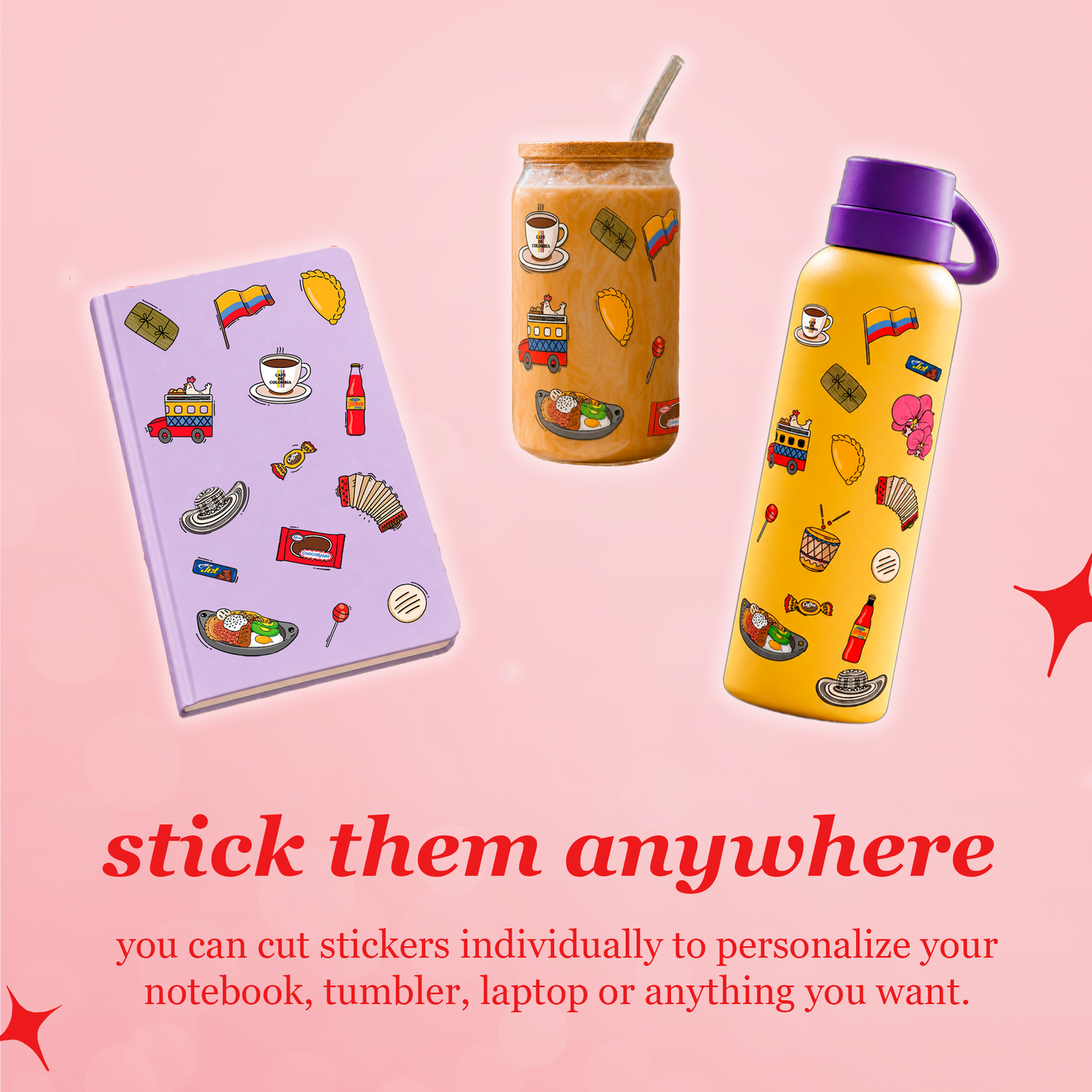 Stickers Cositas Colombianas