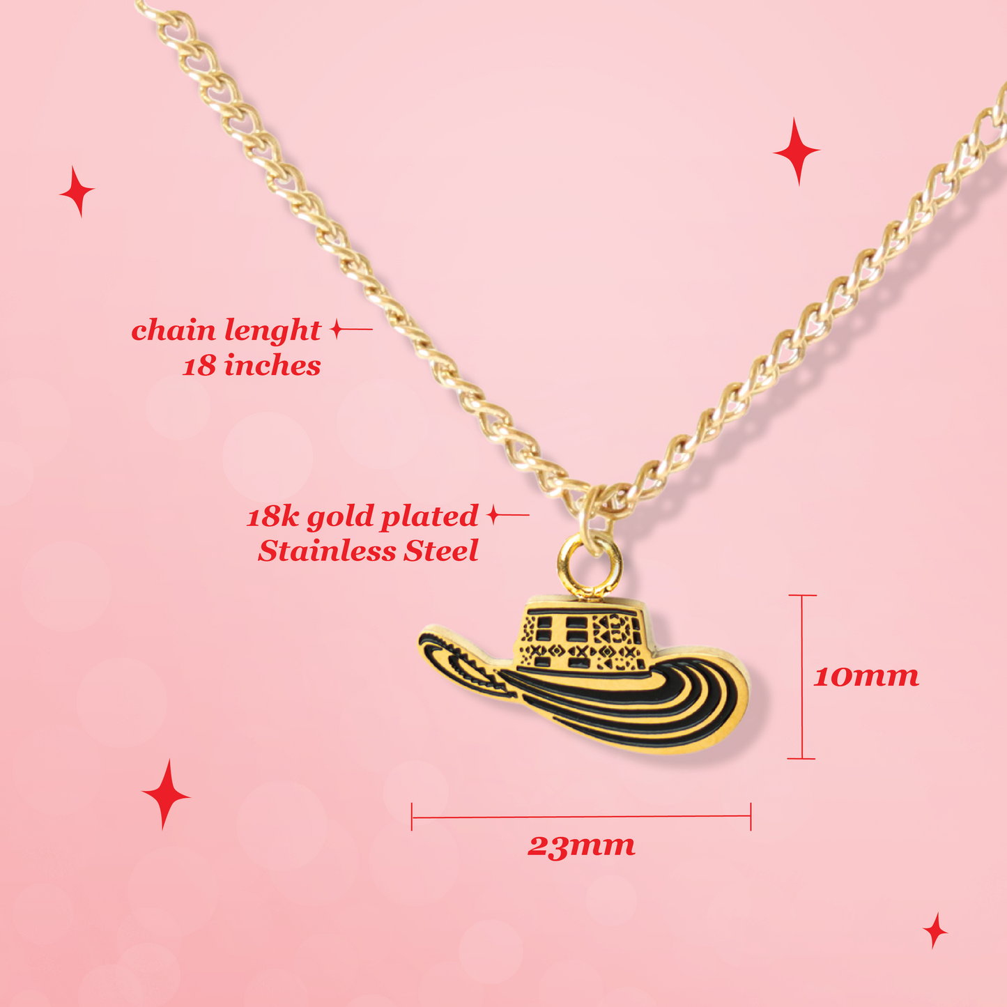 Sombrero Vueltiao Necklace