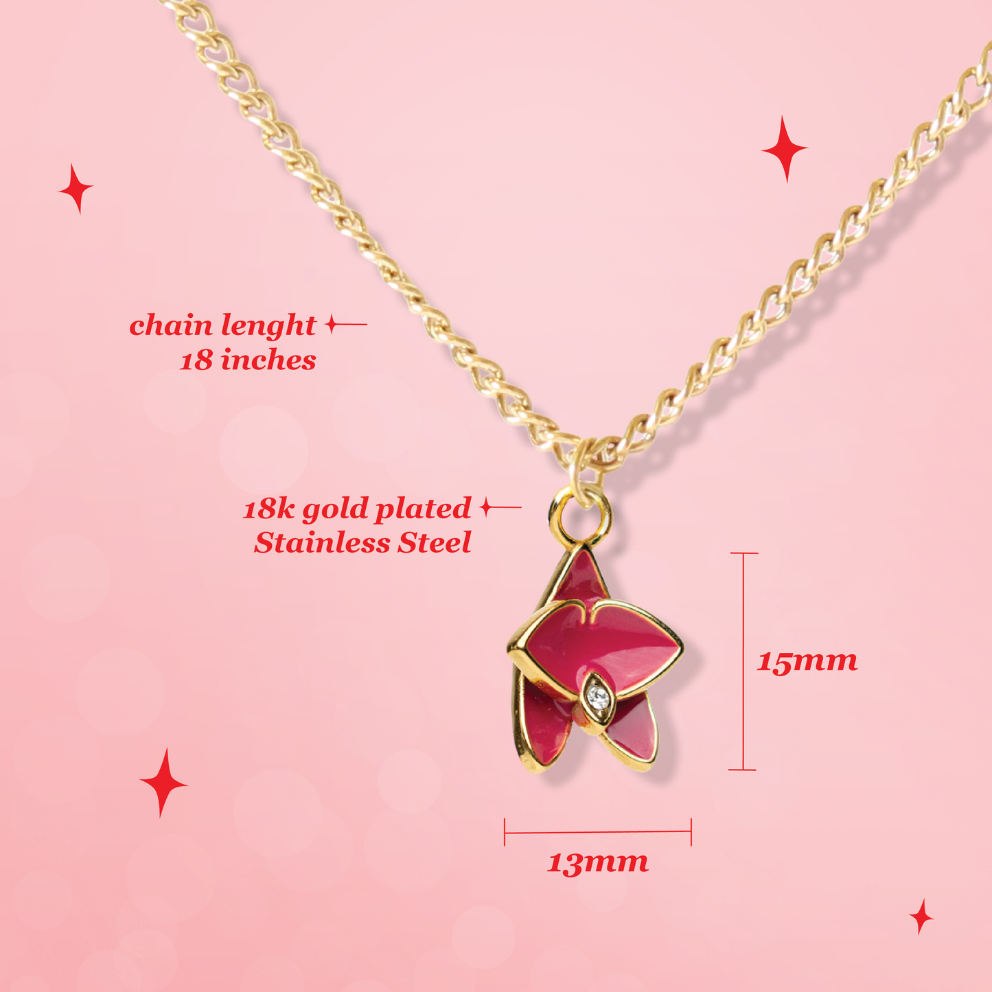 Orchid Necklace